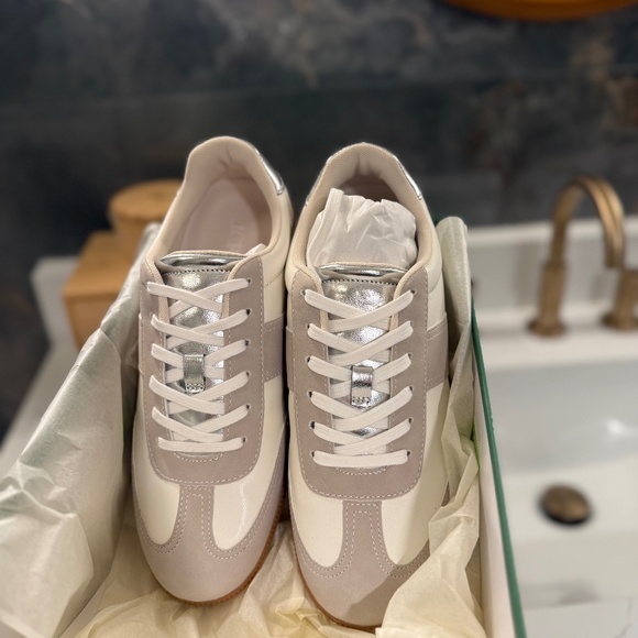J. Crew Shoes - J.Crew field sneakers in metallic